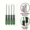 10 4Pcs Precision Pick Hook Set Auto Oil Seal O Ring Gasket Remover Puller Mini Precision Tools for Car Repair