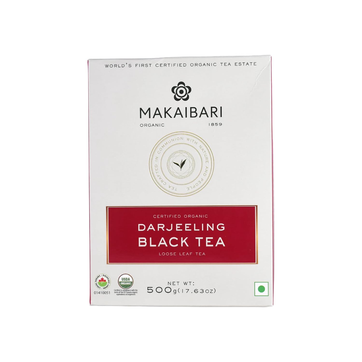 

Makaibari Darjeeling Black | 500 gm Loose Leaf Tea | Monocarton Black Tea