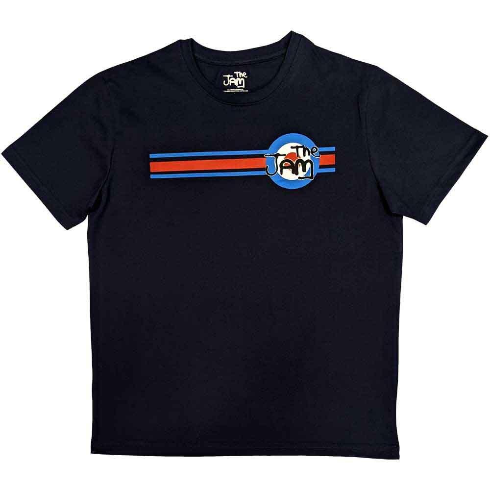 The Jam Target Stripe T-Shirt Blue New Unisex T-Shirt XXXXL