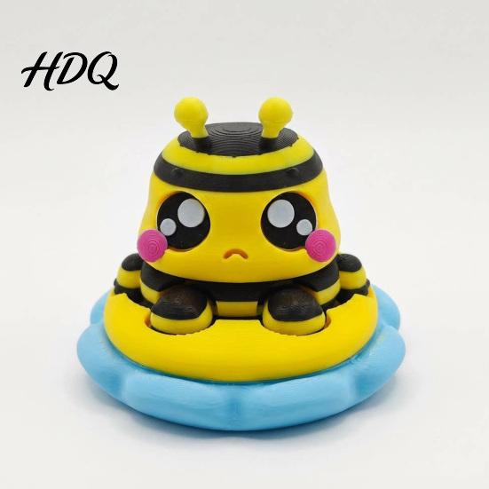 Anxiety Relief Gadget 1/3Pcs 3D Printed Animal Clicker Toy Cartoon Mouse Frog Bee Portable Stress Reducer Decompression Button Fidget Desk