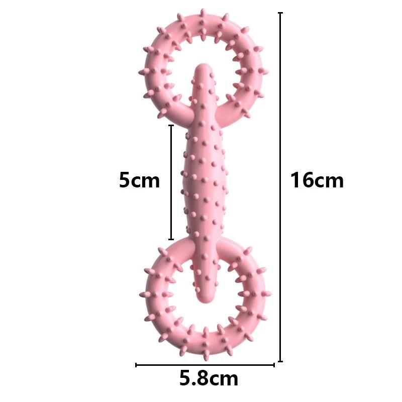 Dog Pull Ring Puppy Chewing Toy Indestructible Pet Pull Ring Toys Interactive Puppy Chew Toy For Boredom Relief Teeth Cleaning 5