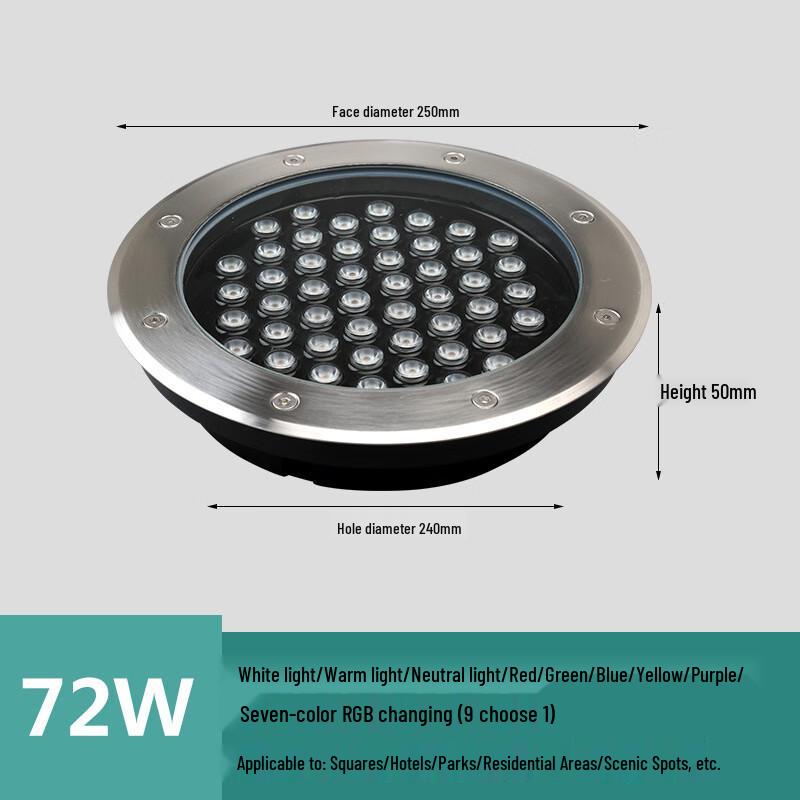 Ultra-Thin Outdoor Waterproof Inground Light