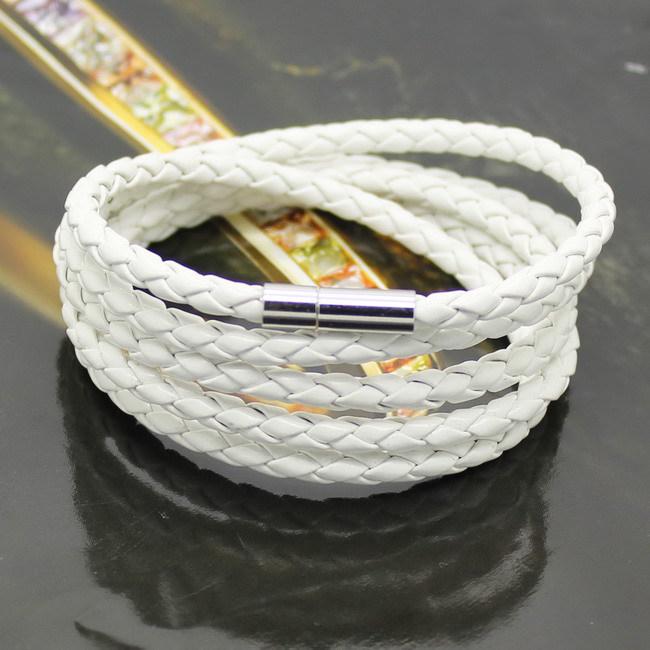 Unisex Handmade Multi-layer Leather Cord Bracelet - Japanese Korean Style Wristband Jewelry