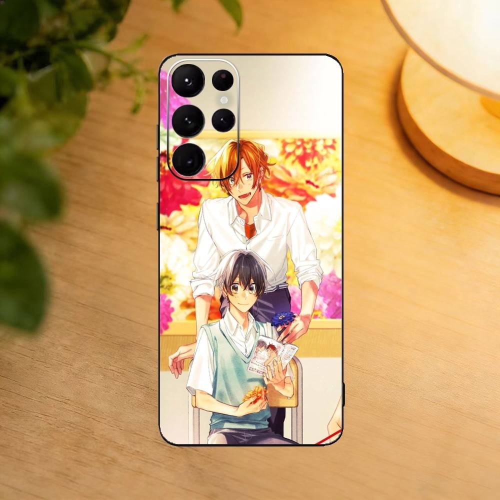 Sasaki To Miyano BL Phone Case For Samsung S25,24,23,22,30,21,10,9,Ultra,Plus,Lite Soft Black Case