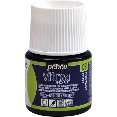 Tinta para vidro - Pébéo - Vitrea 160 - Lazuli N°08 - 45ml - Brilhante