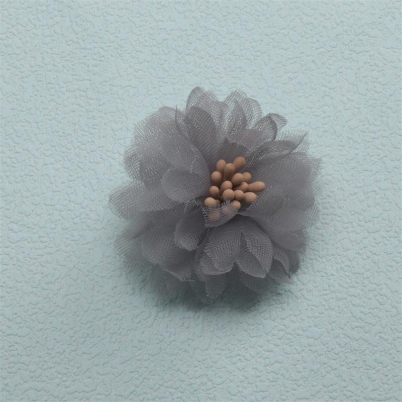 Three-Dimensional Fabric Yarn Flower Corsages: DIY Accessories for Shoes, Clothing, Brooches, and Hair Clips.