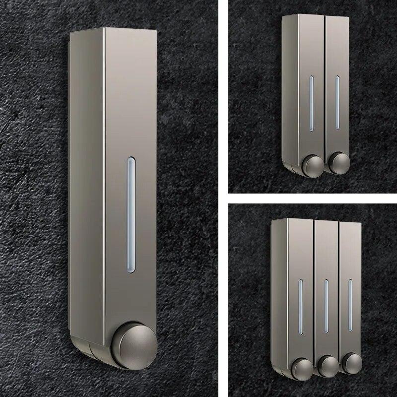 Liquid Soap Dispenser Wall Mounted Manual Shower Soap Dispenser Shower Gel Detergent Dispenser For Bathroom Hotel