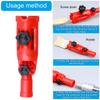 Multi-Angle Paint Brush Extender Extension Poles Attachment Holder For Paint Brush Roller Secure Handle Grip For Repair
