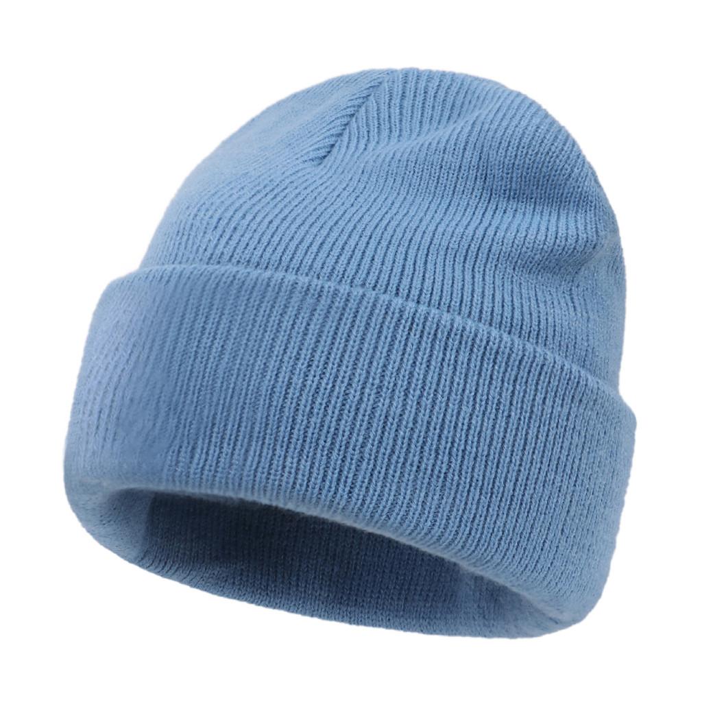 Child Adult Autumn Winter Knitted Hat With Breathable Warmth For Family Outdoor Use
