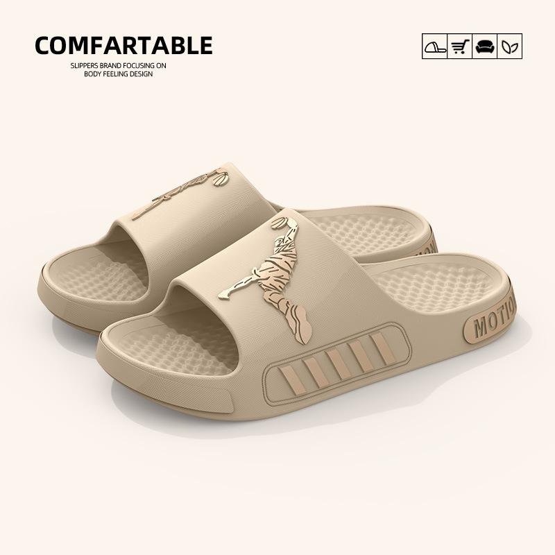 Men's Summer Non Slip EVA Slippers - Thick Cushioned Sole, Suitable for Comfortable Walking, Outdoor and Indoor Wear