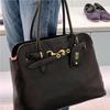 Miu's 2025 Retro Large-Capacity Shell Handbag: Fashionable, Versatile Tote & Briefcase