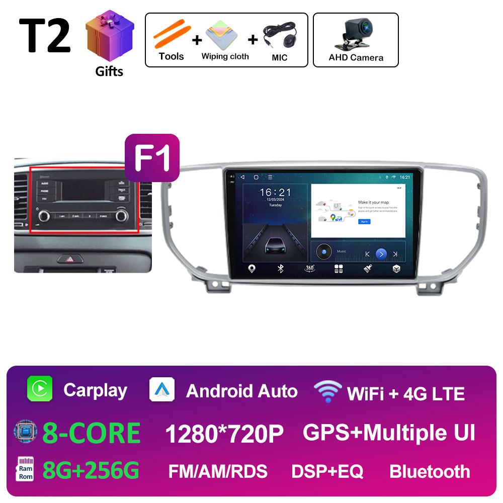 Intelligent System DSP Stereo For KIA Sportage 4 QL 2019 2020 2021 Multimedia Player Navigation GPS Cooling Fan WIFI Auto Tools