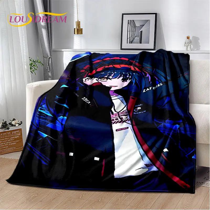 Zero Two DARLING In The FRANXX Soft Plush Blanket,Flannel Blanket Throw Blanket for Living Room Bedroom Bed Sofa Picnic Cover 3D