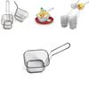 Portable Mini Fryer Mesh Basket For Snacks Deep Fry For Perfectly Crispy Fries Chicken More!