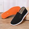 Tire sole cloth shoes men's and women's shoes non-slip, wear-resistant, breathable and deodorant driving leisure work lasagna labor insurance black c