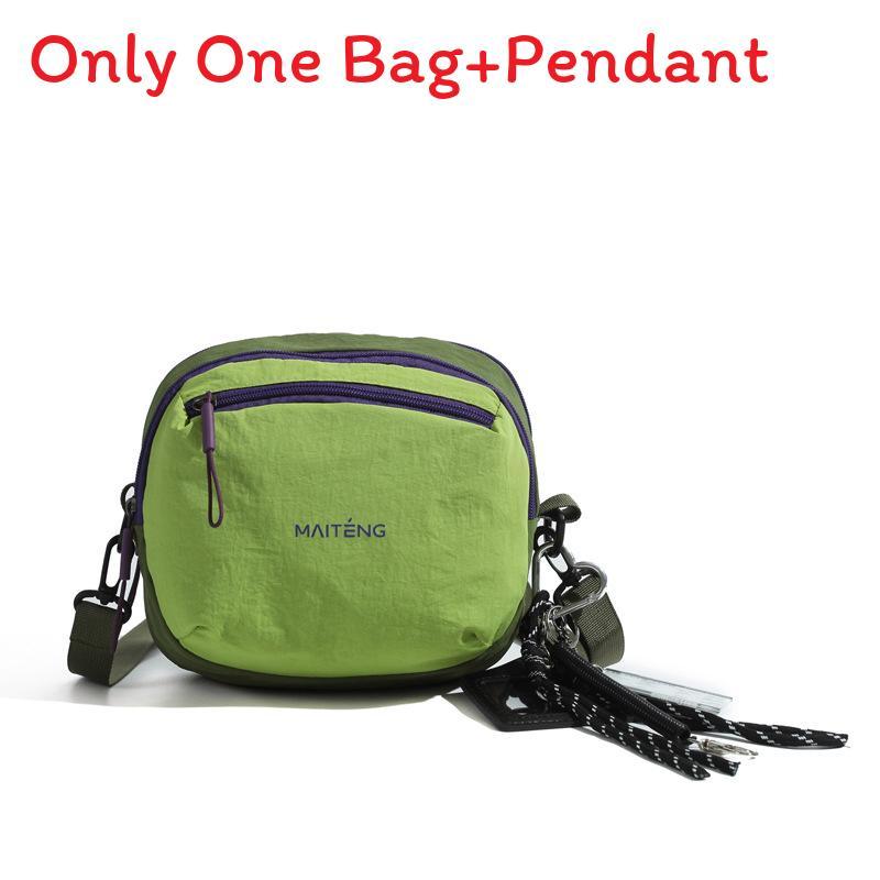 Nylon Crossbody Bag For Women With Multiple Layers And Zipper Closure For Daily Casual Use