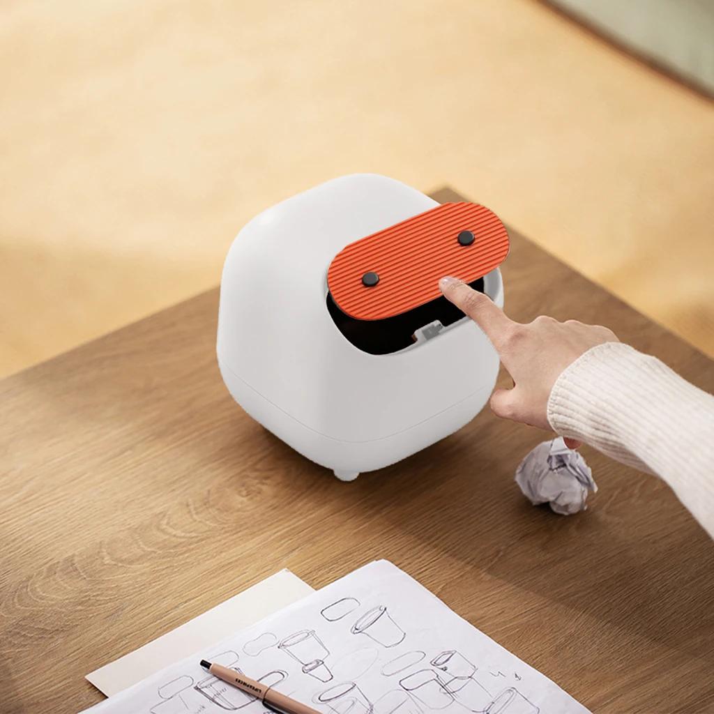 Creative Mini Cute Waste Bin Desktop Trash Can Office Desktop Garbage Bin