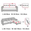 PU Leather Sofa Cover Durable Waterproof Sofa Seat Cushion Cover For Living Room Stretch L-shaped Sofa Slipcovers Protector