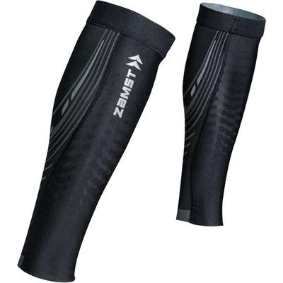 Foot Support Presione Calf Pair [Zamst] Calf, Sleeve, (Z-PCALF) (385704) Black/LL -