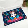 Cartoon Mexico Day of The Dead Entrance Doormat Home Decor Sugar Skulls Kitchen Hallway Rugs Bathroom Non-slip Floor Mat