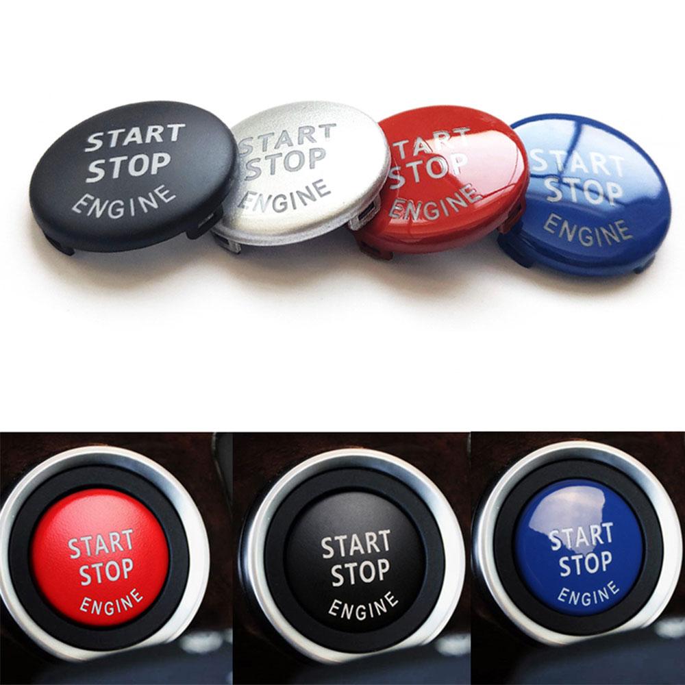Couvercle de bouton de démarrage et d'arrêt d'allumage du moteur, couvercle de remplacement pour BMW série 1 3 5 E87 E90 E91 E92 E93 E60 X5 X6 Z4 E84 E83 E70