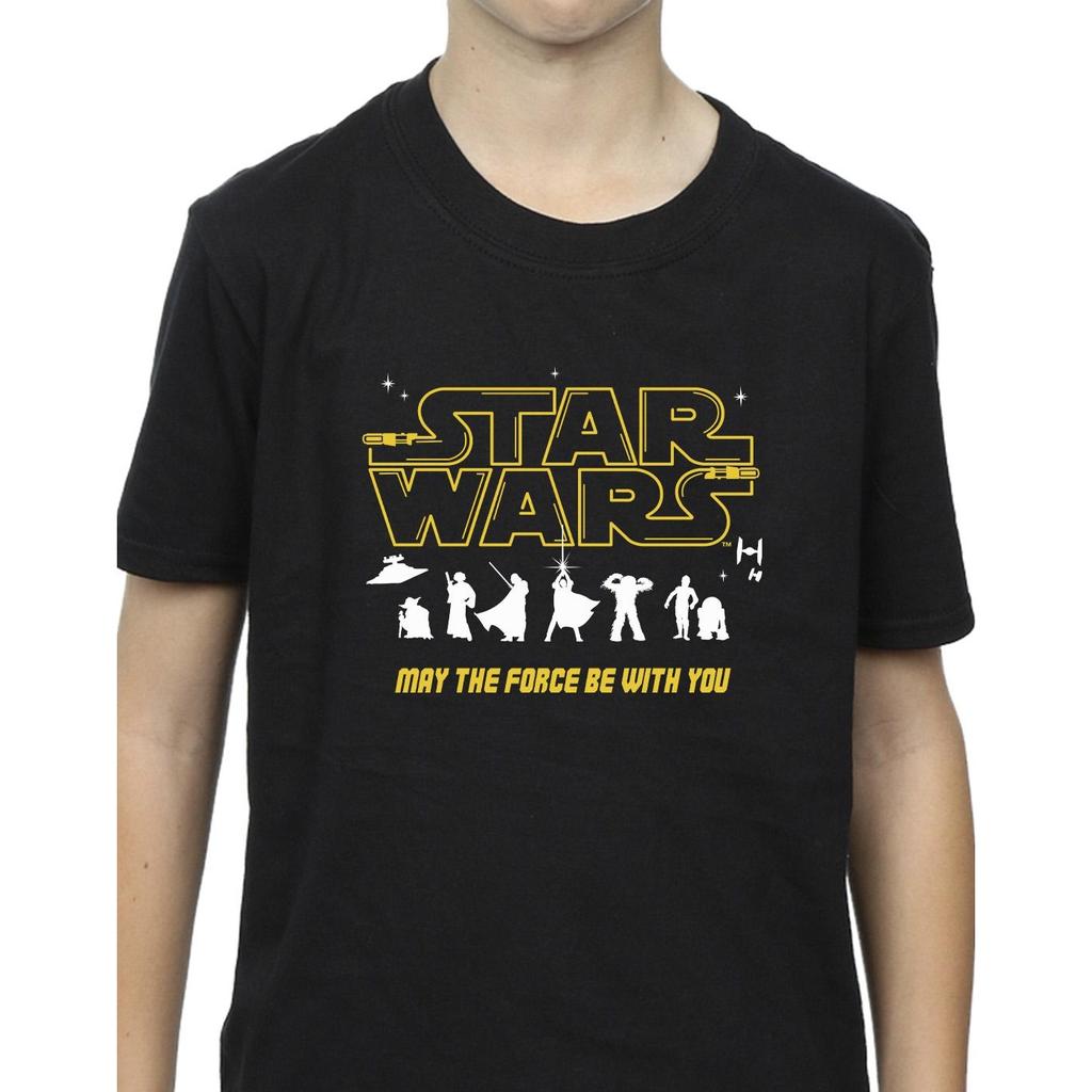 STAR WARS Jungen-Silhouetten-Force-T-Shirt