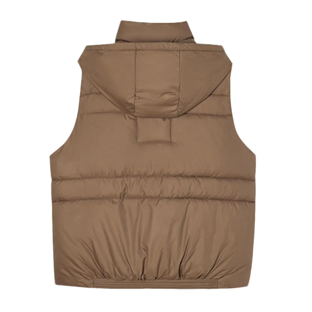 Women's Solid Color Zipper Fashion Pockets Stand-Up Collar Vest Top Coat