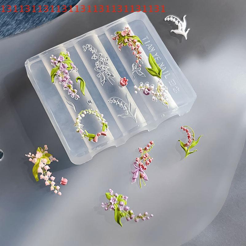 Sjöstjärna Skal Blomma Silikonform Rosett Kedja Nagelkonst DIY Handgjort Verktyg Blomma Silikonform