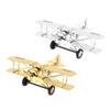 Metal Airplane Decoration Middle Size Iron Airplane Desktop Decoration for Home and Office
