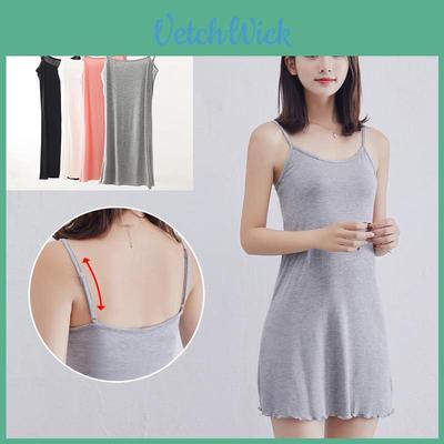 Elegant Dames Tanktop Cami Mini Korte Jurk Met Verstelbare Spaghettibandjes