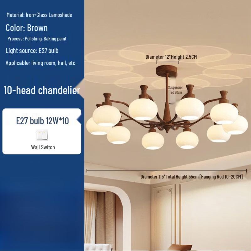 Vintage Style Living Room Chandelier