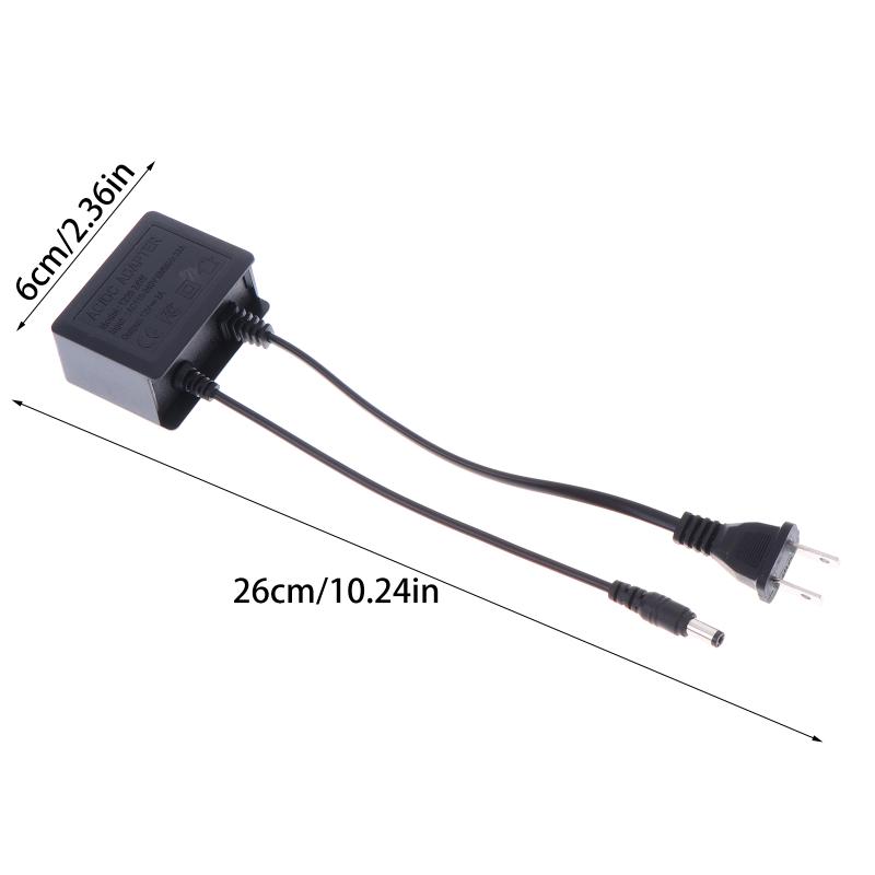 Alimentatore DC12V 2A Spina EU/US/AU/UK Impermeabile per Esterno Caricabatterie per Telecamera di Sorveglianza di Sicurezza CCTV NVR DVR Router Ingresso