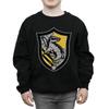 HARRY POTTER Boys Hufflepuff Crest Flat Sweatshirt