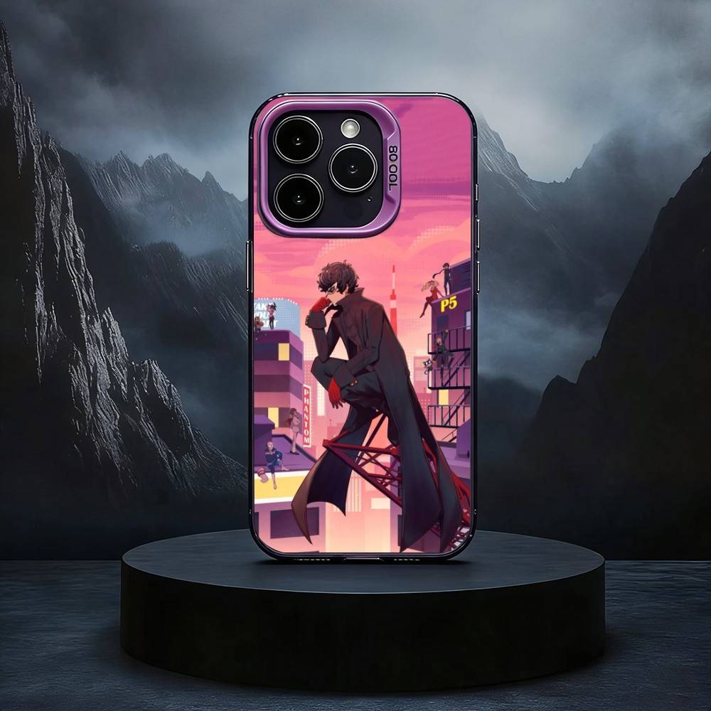 COOL Anime P-Persona 5 Black Candy silver phone case Phone Case For iPhone17,16,15,14,13,12,11 Plus,Pro Max