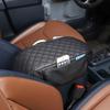 Black Car Armrest Pad Cover Center Console Box Cushion For Ford Maverick