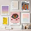 Pumpkin Dot Eye Surrealism Canvas Prints Yayoi Kusama Paintings Nordic Posters Wall Art Pictures For Living Room Decor