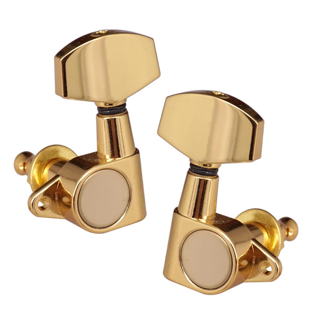3R3L Acoustic Electric Guitar String Tuning Pegs Keys Machine Head Golden