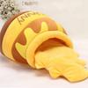 Cat Cave Bed Warm Soft Removable Cushion Honey Pot Shape Cute Pet Bed House for Puppy