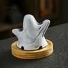 Halloween Party Decor Ghost Incense Holder, Cute Ghosts Scents Burner, Resin Aromatherapy Statue Waterfall Burner Backflow Decorative Home Desktop