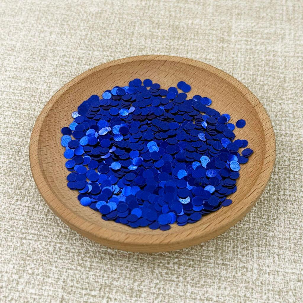 Runde Flache PET-Pailletten Ohne Loch für DIY-Schmuck & Bühnenkostüm-Accessoires