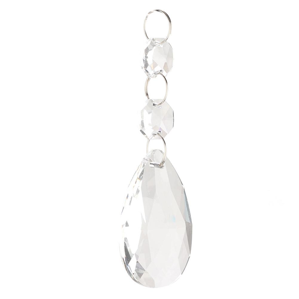 1Pcs Transparent Crystal Glass Hanging Strings Craft Decoration Accessories(#2)