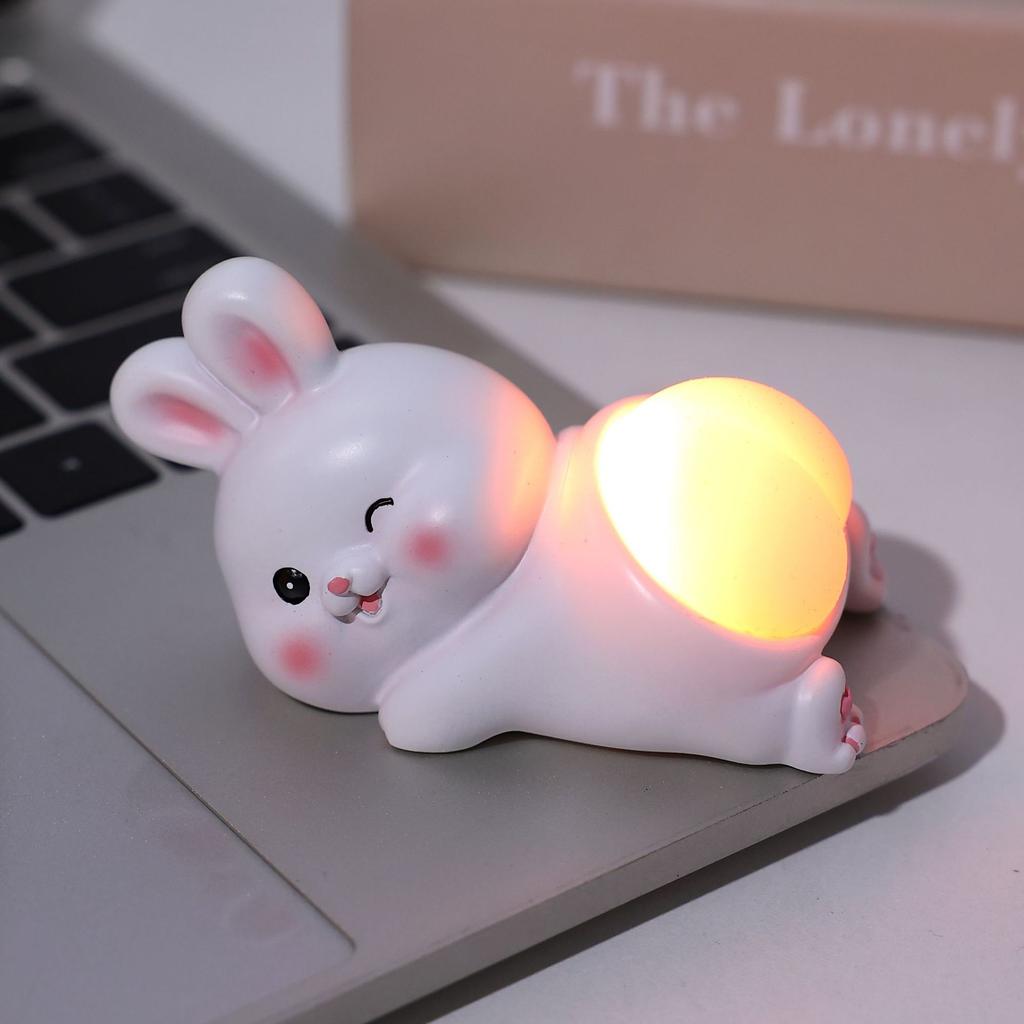 New Cute Pinch Bounce Butt Decompression Toy Cartoon Doll Soft Bounce Butt Small Light Office Desktop Ornament