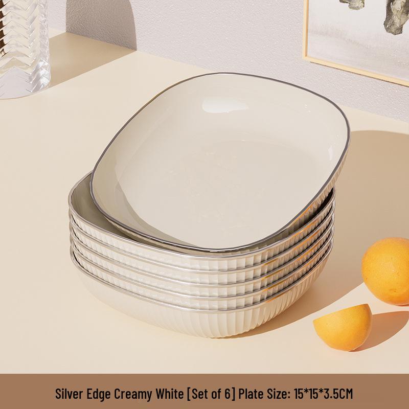 Elegant Transparent Vinegar and Snack Dish - Food Grade Plastic Plate for Dipping Sauces