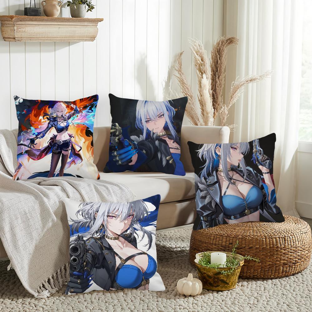 Wuthering Waves Galbrena Pillow Case Home Decoration Cushion Cover Suitable For Bedroom Car Office Sofa
