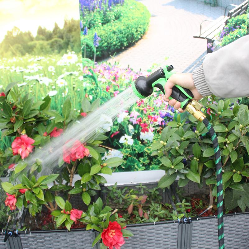 Magic Retractable Garden Hose with High-Pressure Sprayer for Gardening and Car Washing