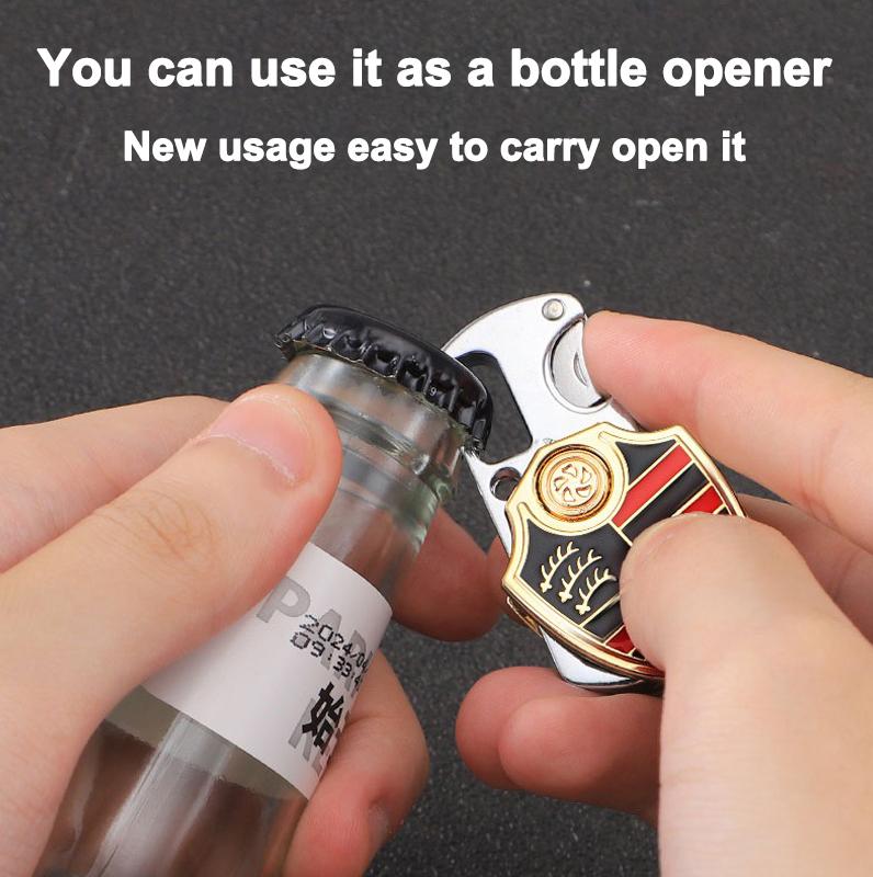 Metall Bierflaschenöffner Fingerspitzen Spinner Schlüsselanhänger Autoschlüsselanhänger Für Porsche 911 Cayenne 928 Panamera Boxster Macan 918 Zubehör