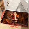 Merry Christmas Carpet for Bedroom Living Room Hallway Area Rug Santa Claus Soft Anti-slip Entrance Doormat Floor Mat Home Decor