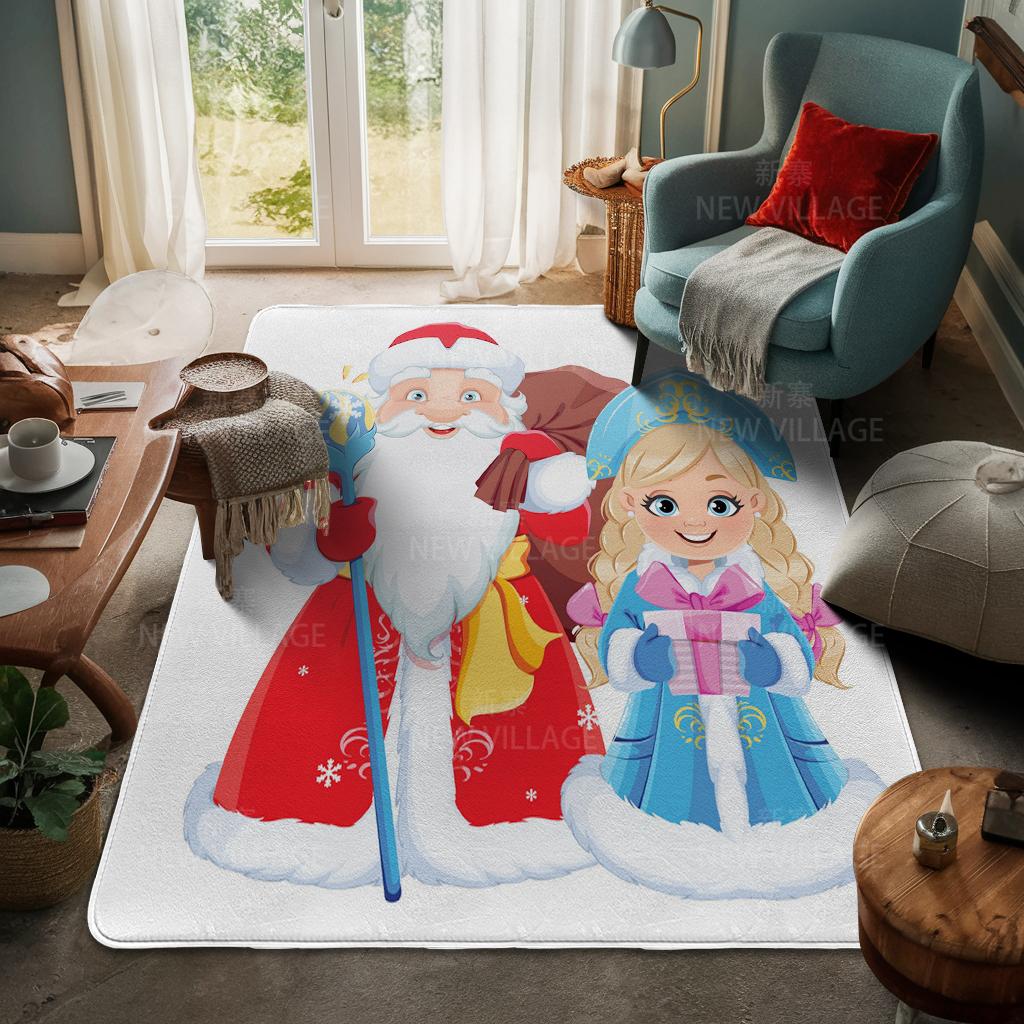 Koberec ke vchodu do domu Rohožka ke dveřím do domu Obývací pokoj Vana Koupelna Protiskluzové koberce s absorpcí vody vana Veselé Vánoce zima