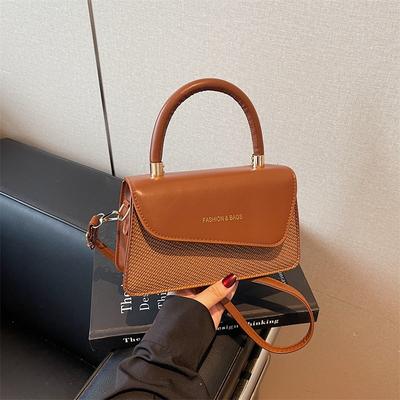 High Temperament, Versatile Appearance, Fashionable and Simple Women's Bags, New Messenger Bags, Design Sense, Solid Color Shoulder Bag Women