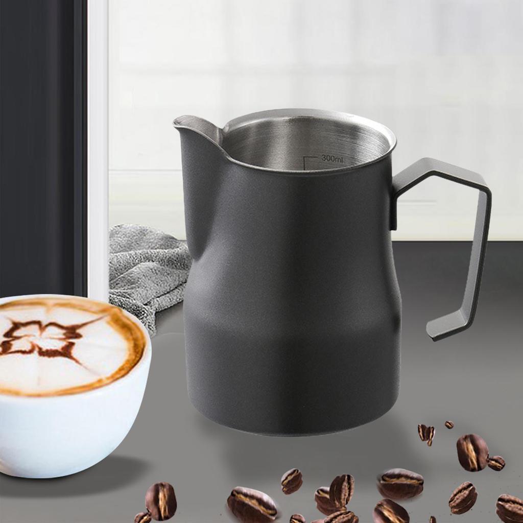 Milk Frothing Pitcher Stainless Steel Milk Frother Cup for Cappuccino Bar